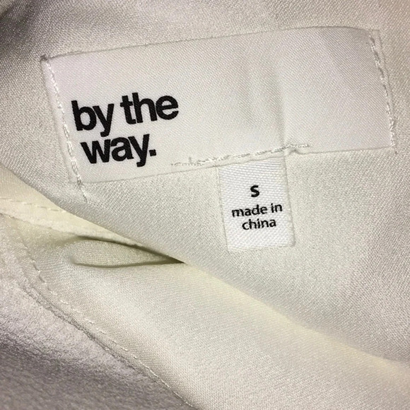 By the Way Cheyenne White Open Back Mini Dress Sun - Picture 7 of 7